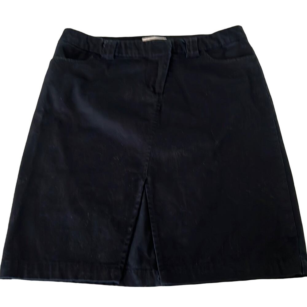 Xhilaration Juniors Size 7 Black Casual A-Line Skirt Business Office